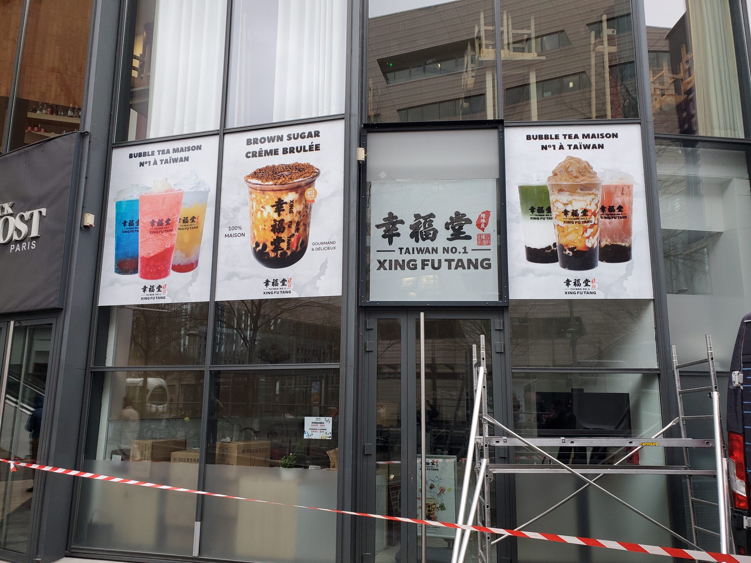 vitrophanie restaurant Lyon