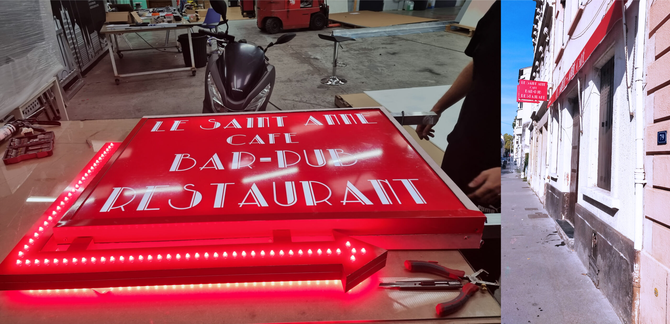 plexysign enseigne Caluire-et-cuire