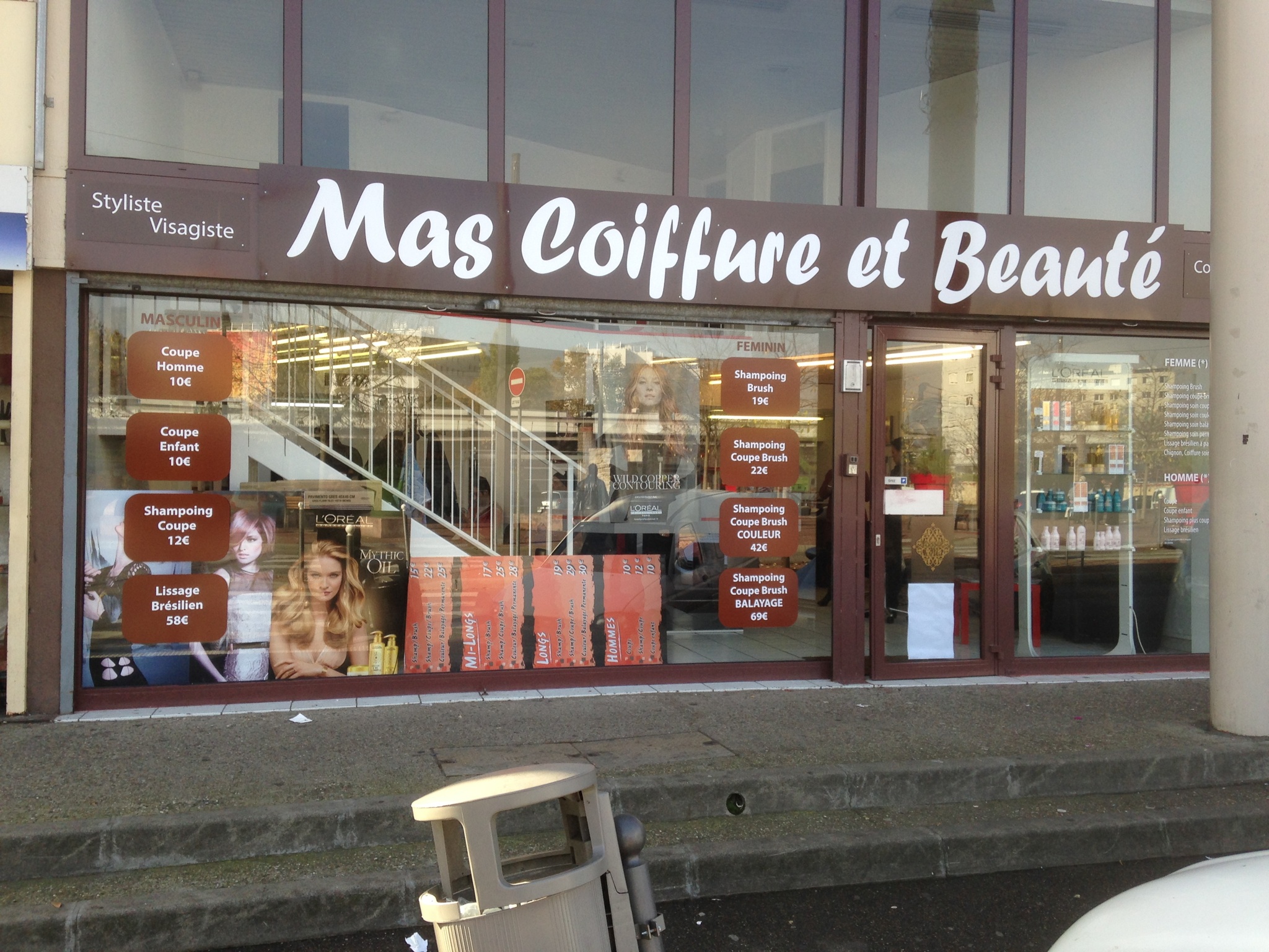 mas coiffure 2 enseigne vaulx-en-velin